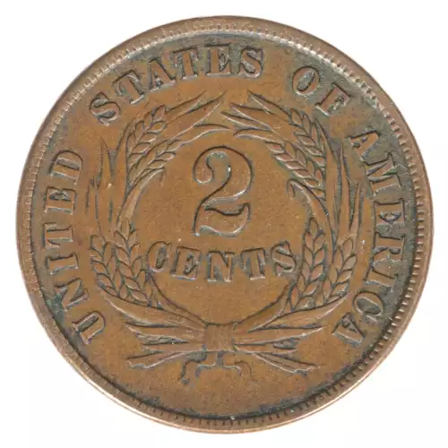 Two cent pieces-Two cent pieces 1864-73 -Copper