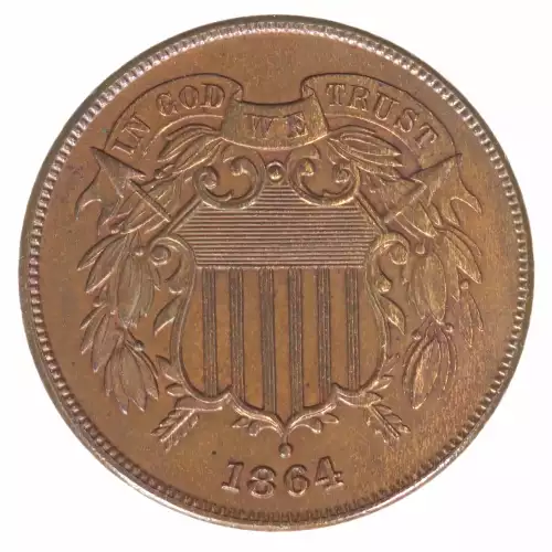 Two cent pieces-Two cent pieces 1864-73 -Copper