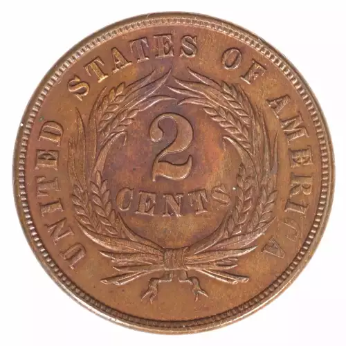 Two cent pieces-Two cent pieces 1864-73 -Copper (2)