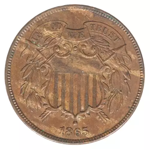 Two cent pieces-Two cent pieces 1864-73 -Copper