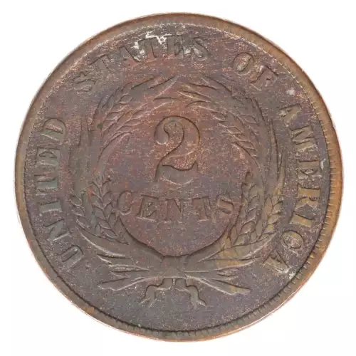 Two cent pieces-Two cent pieces 1864-73 -Copper (2)