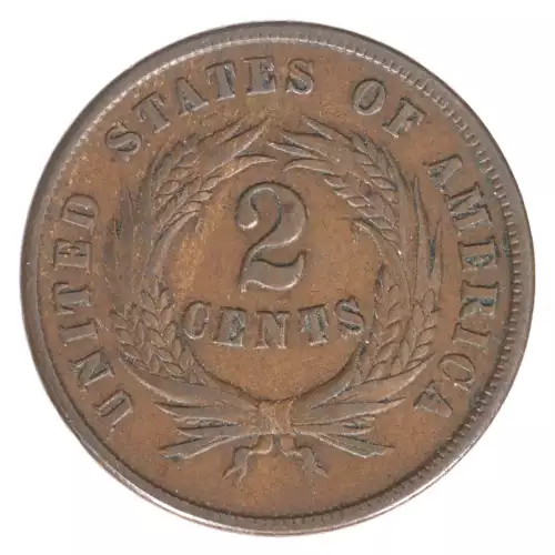 Two cent pieces-Two cent pieces 1864-73 -Copper