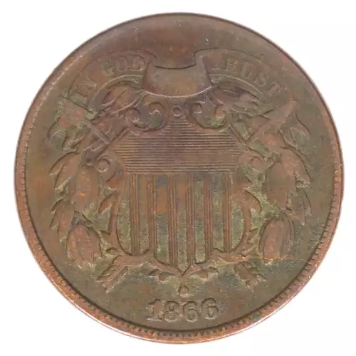 Two cent pieces-Two cent pieces 1864-73 -Copper