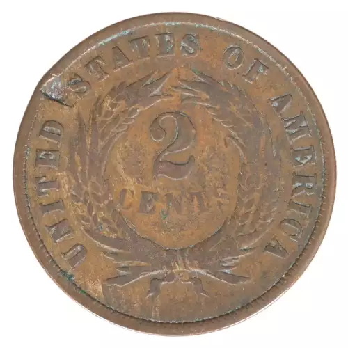 Two cent pieces-Two cent pieces 1864-73 -Copper