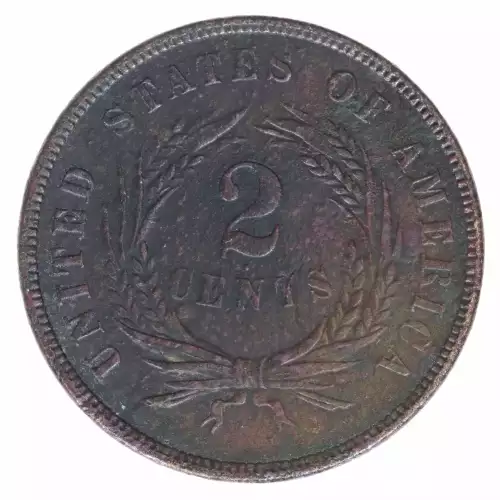 Two cent pieces-Two cent pieces 1864-73 -Copper