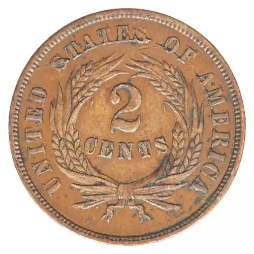 Two cent pieces-Two cent pieces 1864-73 -Copper (2)