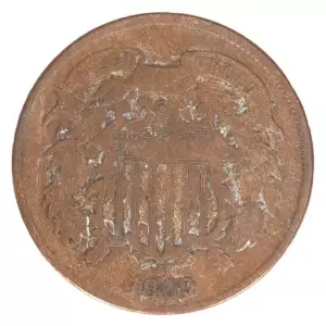 Two cent pieces-Two cent pieces 1864-73 -Copper (2)