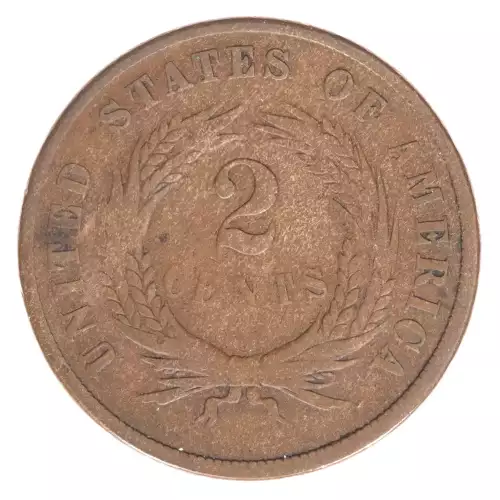 Two cent pieces-Two cent pieces 1864-73 -Copper