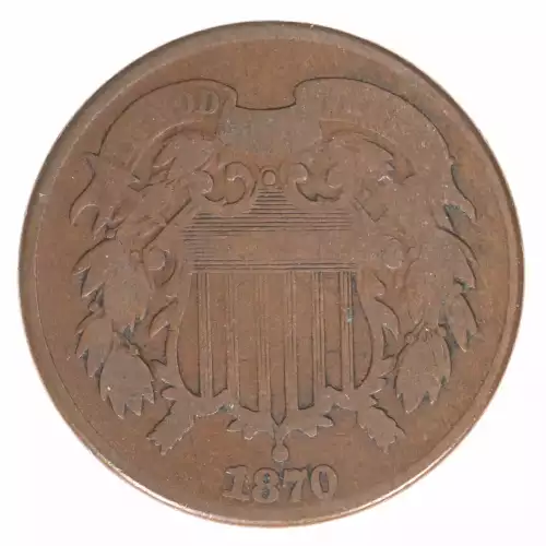 Two cent pieces-Two cent pieces 1864-73 -Copper