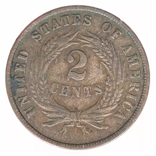 Two cent pieces-Two cent pieces 1864-73 -Copper (2)