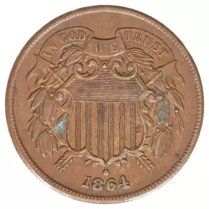 Two cent pieces-Two cent pieces 1864-73 -Copper