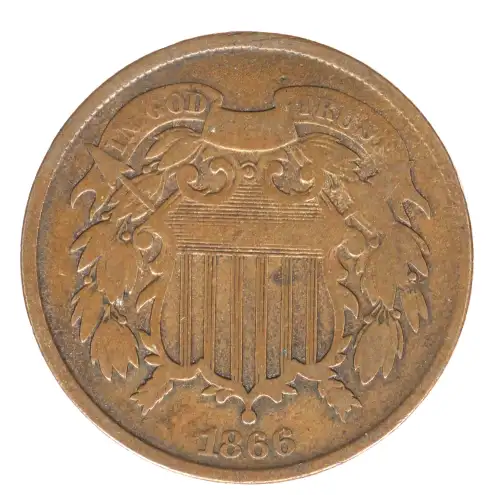 Two cent pieces-Two cent pieces 1864-73 -Copper (2)