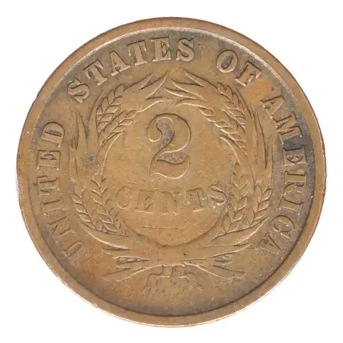 Two cent pieces-Two cent pieces 1864-73 -Copper