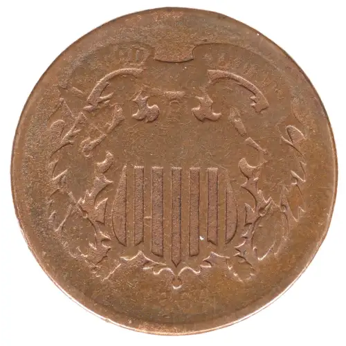 Two cent pieces-Two cent pieces 1864-73 -Copper