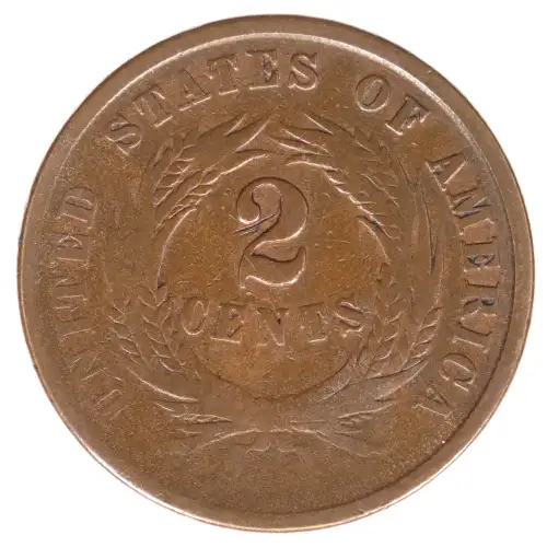 Two cent pieces-Two cent pieces 1864-73 -Copper (2)