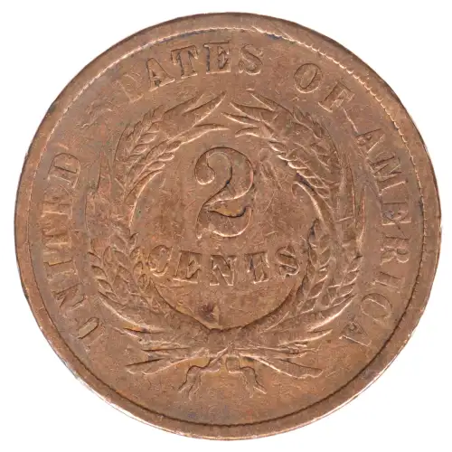 Two cent pieces-Two cent pieces 1864-73 -Copper (2)