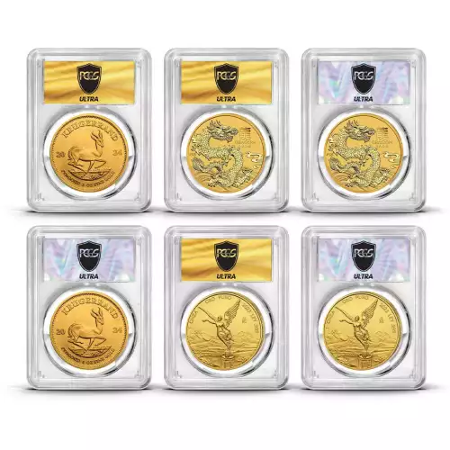 UltraBreaks Around The World: Featuring 1 Oz Silver MS70 & Gold Chase Coins (3)