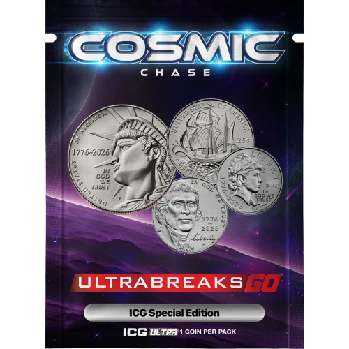 Ultrabreaks GO! Cosmic Chase Graded Coin Mystery Pack