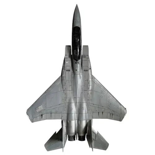 USA F-15 Eagle Jet Shaped Colorized 1 oz Copper Medal