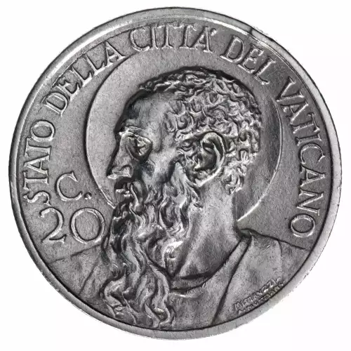 VATICAN CITY Nickel 20 CENTESIMI