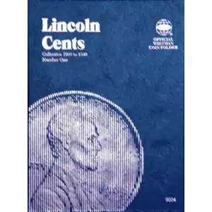 Whitman Folder [9004] Lincoln Cent No. 1 (1909-1940)