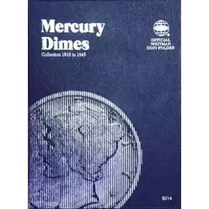 Whitman Folder [9014] Mercury Dimes (1916-1945)