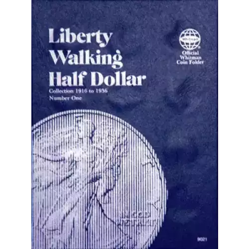 Whitman Folder [9021] Liberty Walking Half Dollars No. 1 (1916-1936)