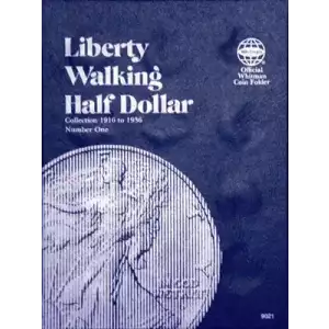 Whitman Folder [9021] Liberty Walking Half Dollars No. 1 (1916-1936)