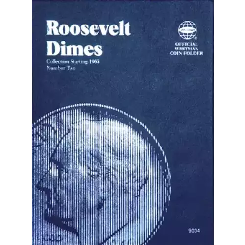 Whitman Folder [9034] Roosevelt Dimes No. 2 (1965-2004)