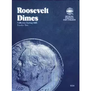 Whitman Folder [9034] Roosevelt Dimes No. 2 (1965-2004)