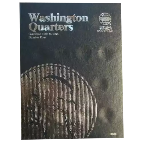 Whitman Folder [9038] Washington Quarters No. 4 (1988-1998)