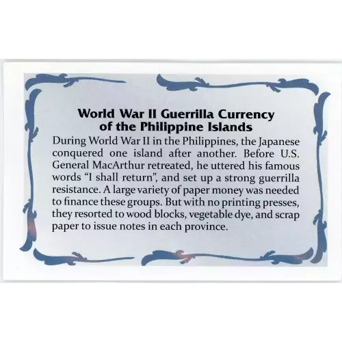 World War II Philippine Island Guerilla Currency (3)