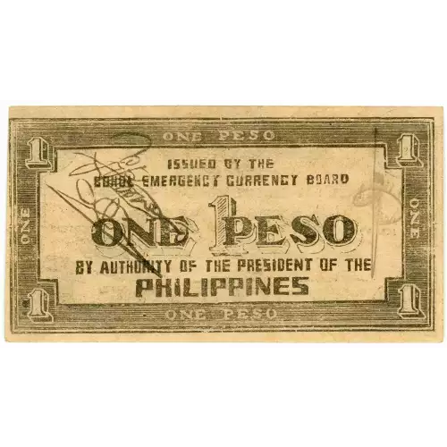 World War II Philippines Guerilla Currency