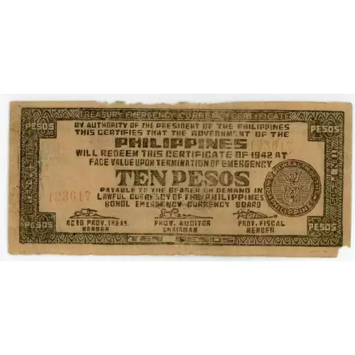 World War II Philippines Guerilla Currency (2)