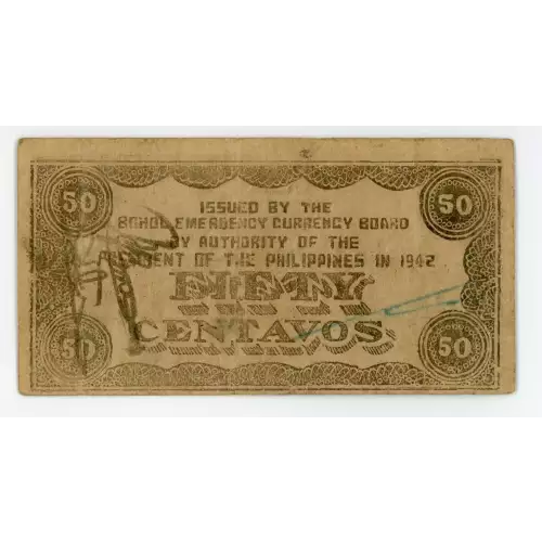 World War II Philippines Guerilla Currency